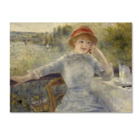 Renoir 'Alphonsine Fournaise' Canvas Art,14x19